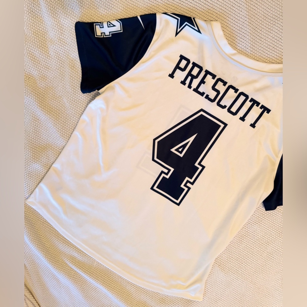 NFL NIKE Dallas Cowboys #4 Dak Prescott Women's Game Football Jersey Shirt - Picture 15 of 16